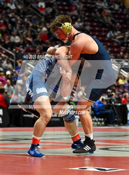 Thumbnail 2 in PIAA Boys AA/AAA Wrestling Championship photogallery.