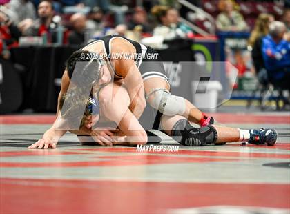 Thumbnail 1 in PIAA Boys AA/AAA Wrestling Championship photogallery.