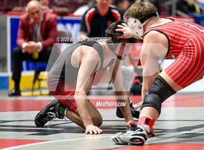 Thumbnail 2 in PIAA Boys AA/AAA Wrestling Championship photogallery.