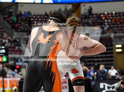 Thumbnail 1 in PIAA Boys AA/AAA Wrestling Championship photogallery.