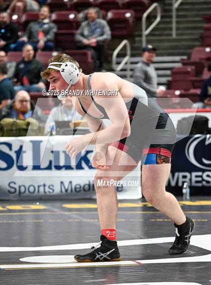 Thumbnail 1 in PIAA Boys AA/AAA Wrestling Championship photogallery.