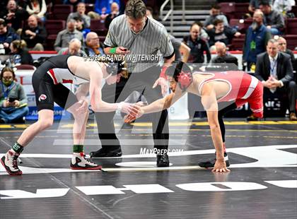 Thumbnail 1 in PIAA Boys AA/AAA Wrestling Championship photogallery.