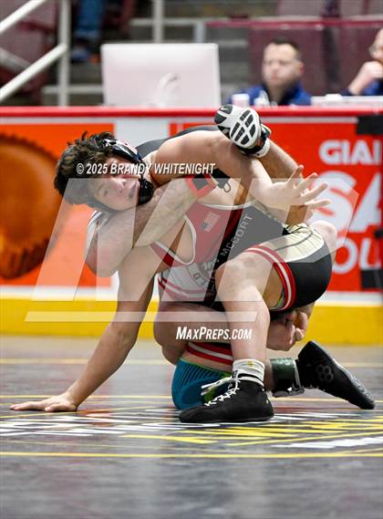 Thumbnail 2 in PIAA Boys AA/AAA Wrestling Championship photogallery.