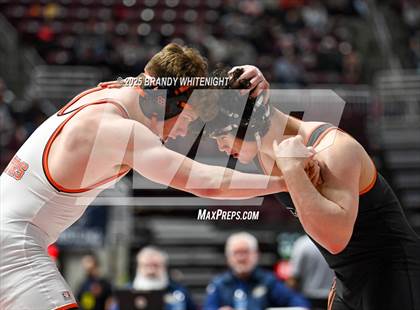 Thumbnail 2 in PIAA Boys AA/AAA Wrestling Championship photogallery.