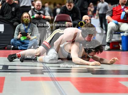 Thumbnail 3 in PIAA Boys AA/AAA Wrestling Championship photogallery.