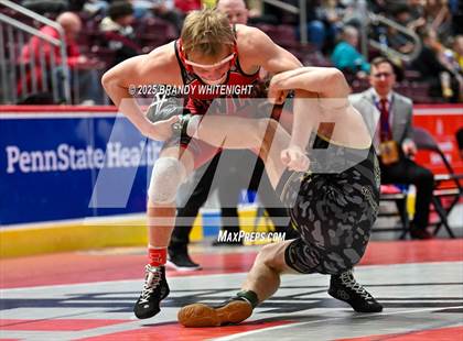 Thumbnail 2 in PIAA Boys AA/AAA Wrestling Championship photogallery.