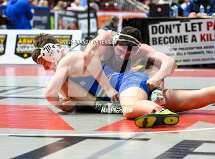 Thumbnail 1 in PIAA Boys AA/AAA Wrestling Championship photogallery.