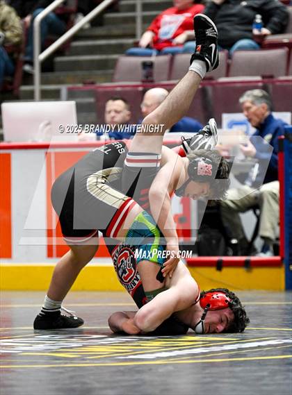 Thumbnail 3 in PIAA Boys AA/AAA Wrestling Championship photogallery.