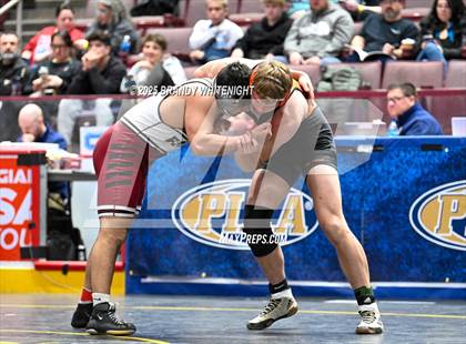 Thumbnail 2 in PIAA Boys AA/AAA Wrestling Championship photogallery.