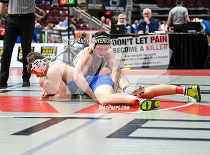 Thumbnail 2 in PIAA Boys AA/AAA Wrestling Championship photogallery.