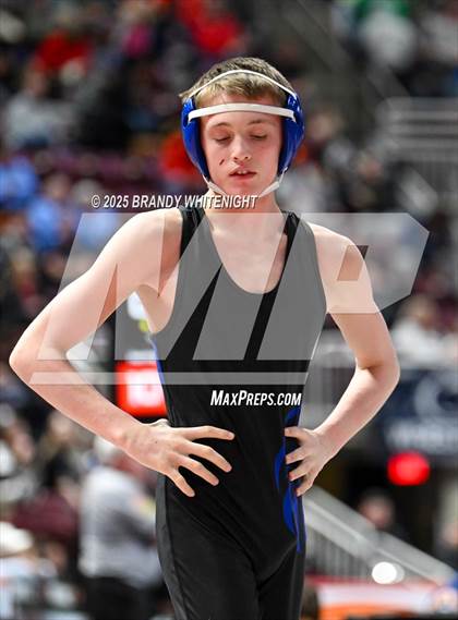 Thumbnail 2 in PIAA Boys AA/AAA Wrestling Championship photogallery.