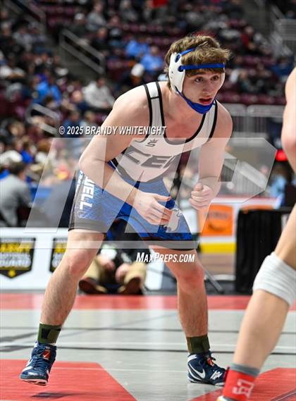 Thumbnail 1 in PIAA Boys AA/AAA Wrestling Championship photogallery.