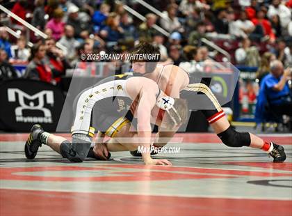 Thumbnail 1 in PIAA Boys AA/AAA Wrestling Championship photogallery.
