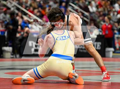 Thumbnail 1 in PIAA Boys AA/AAA Wrestling Championship photogallery.
