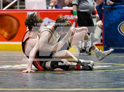 Thumbnail 1 in PIAA Boys AA/AAA Wrestling Championship photogallery.