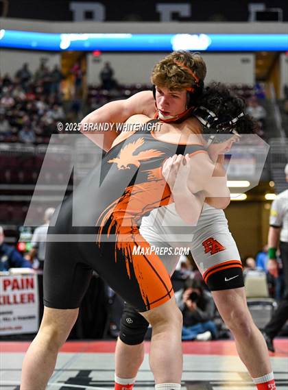 Thumbnail 3 in PIAA Boys AA/AAA Wrestling Championship photogallery.