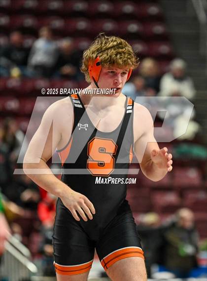 Thumbnail 1 in PIAA Boys AA/AAA Wrestling Championship photogallery.