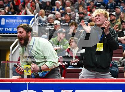 Thumbnail 1 in PIAA Boys AA/AAA Wrestling Championship photogallery.