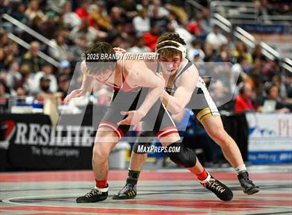 Thumbnail 1 in PIAA Boys AA/AAA Wrestling Championship photogallery.