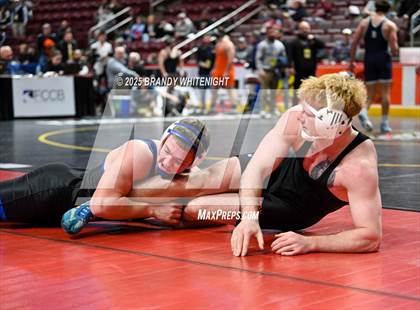 Thumbnail 2 in PIAA Boys AA/AAA Wrestling Championship photogallery.