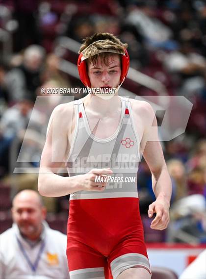 Thumbnail 1 in PIAA Boys AA/AAA Wrestling Championship photogallery.