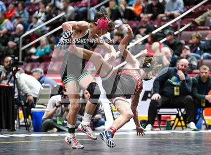 Thumbnail 1 in PIAA Boys AA/AAA Wrestling Championship photogallery.