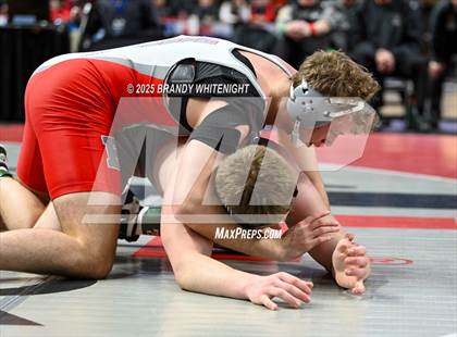 Thumbnail 2 in PIAA Boys AA/AAA Wrestling Championship photogallery.