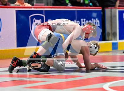 Thumbnail 2 in PIAA Boys AA/AAA Wrestling Championship photogallery.