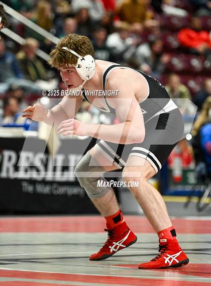 Thumbnail 1 in PIAA Boys AA/AAA Wrestling Championship photogallery.
