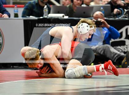Thumbnail 1 in PIAA Boys AA/AAA Wrestling Championship photogallery.