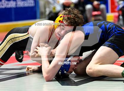 Thumbnail 1 in PIAA Boys AA/AAA Wrestling Championship photogallery.