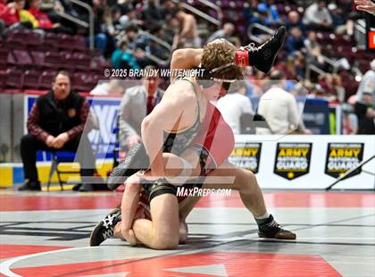 Thumbnail 1 in PIAA Boys AA/AAA Wrestling Championship photogallery.