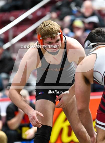 Thumbnail 2 in PIAA Boys AA/AAA Wrestling Championship photogallery.