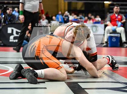 Thumbnail 2 in PIAA Boys AA/AAA Wrestling Championship photogallery.