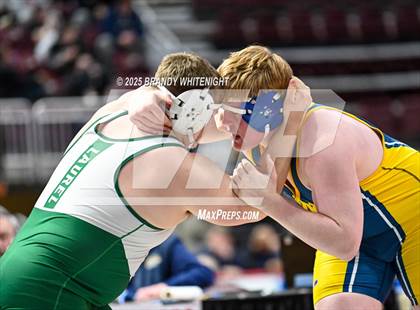 Thumbnail 2 in PIAA Boys AA/AAA Wrestling Championship photogallery.