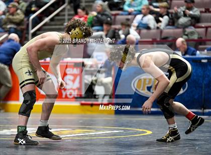 Thumbnail 1 in PIAA Boys AA/AAA Wrestling Championship photogallery.
