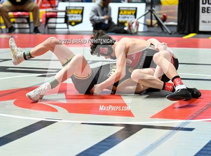 Thumbnail 3 in PIAA Boys AA/AAA Wrestling Championship photogallery.