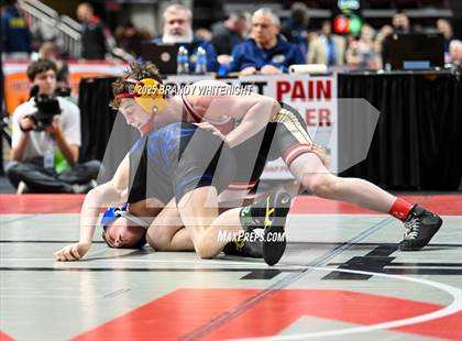 Thumbnail 3 in PIAA Boys AA/AAA Wrestling Championship photogallery.