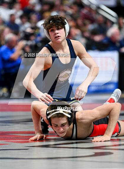 Thumbnail 1 in PIAA Boys AA/AAA Wrestling Championship photogallery.