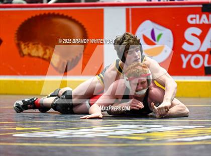Thumbnail 1 in PIAA Boys AA/AAA Wrestling Championship photogallery.