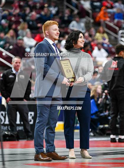 Thumbnail 2 in PIAA Boys AA/AAA Wrestling Championship photogallery.