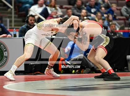 Thumbnail 1 in PIAA Boys AA/AAA Wrestling Championship photogallery.