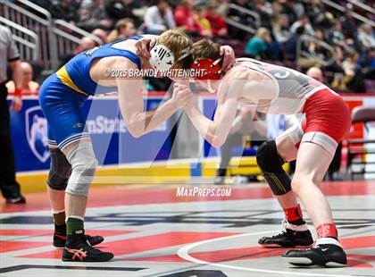 Thumbnail 2 in PIAA Boys AA/AAA Wrestling Championship photogallery.