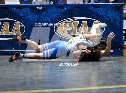Thumbnail 1 in PIAA Boys AA/AAA Wrestling Championship photogallery.