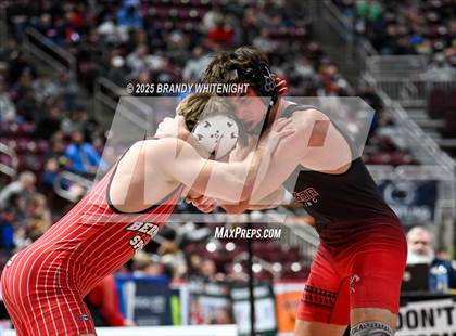 Thumbnail 2 in PIAA Boys AA/AAA Wrestling Championship photogallery.