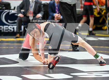 Thumbnail 1 in PIAA Boys AA/AAA Wrestling Championship photogallery.