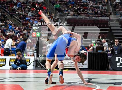 Thumbnail 1 in PIAA Boys AA/AAA Wrestling Championship photogallery.