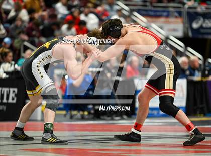 Thumbnail 2 in PIAA Boys AA/AAA Wrestling Championship photogallery.