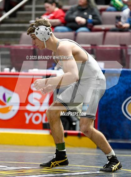 Thumbnail 2 in PIAA Boys AA/AAA Wrestling Championship photogallery.