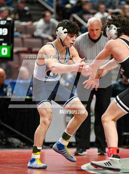 Thumbnail 2 in PIAA Boys AA/AAA Wrestling Championship photogallery.